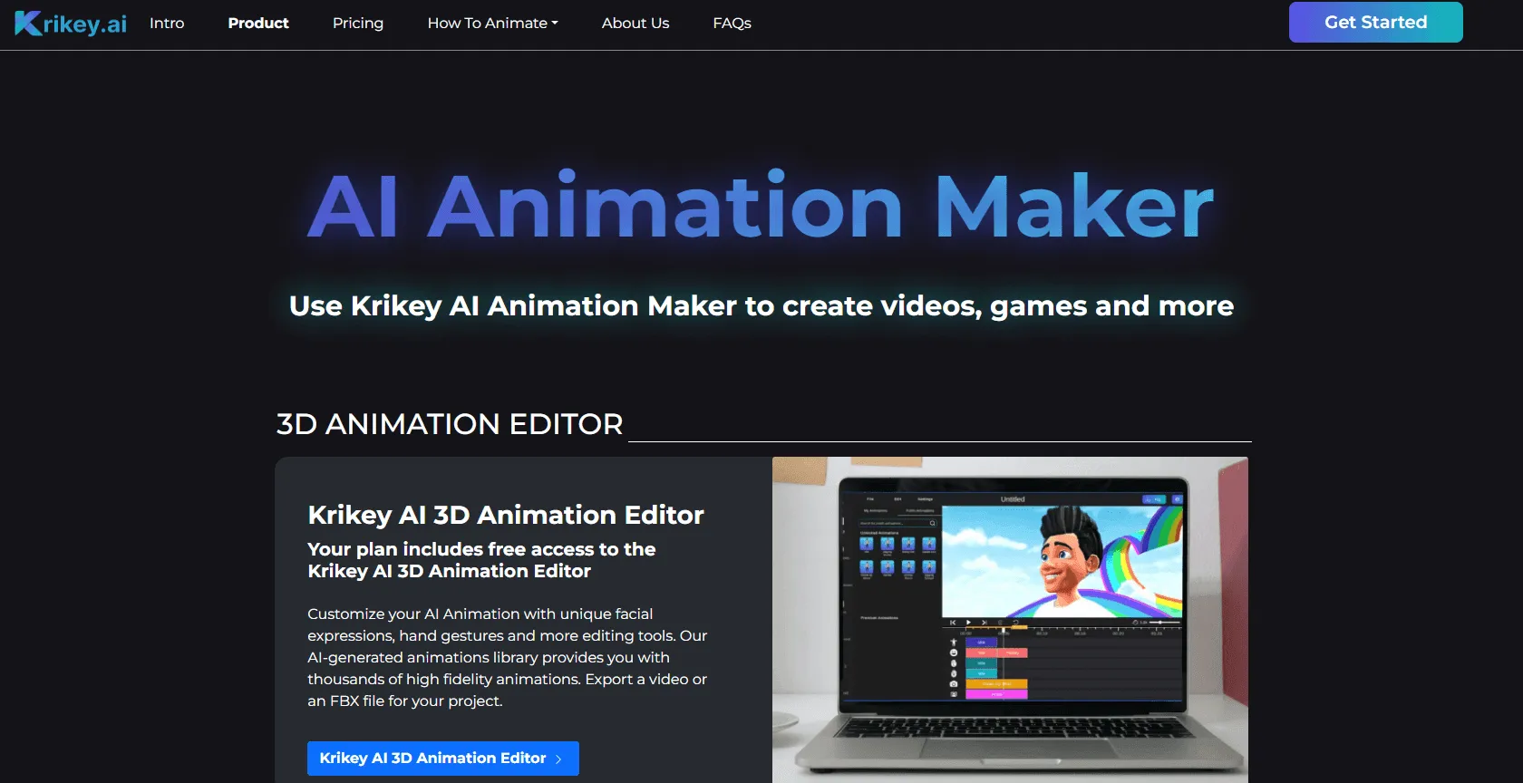 krikey AI Anime Creator